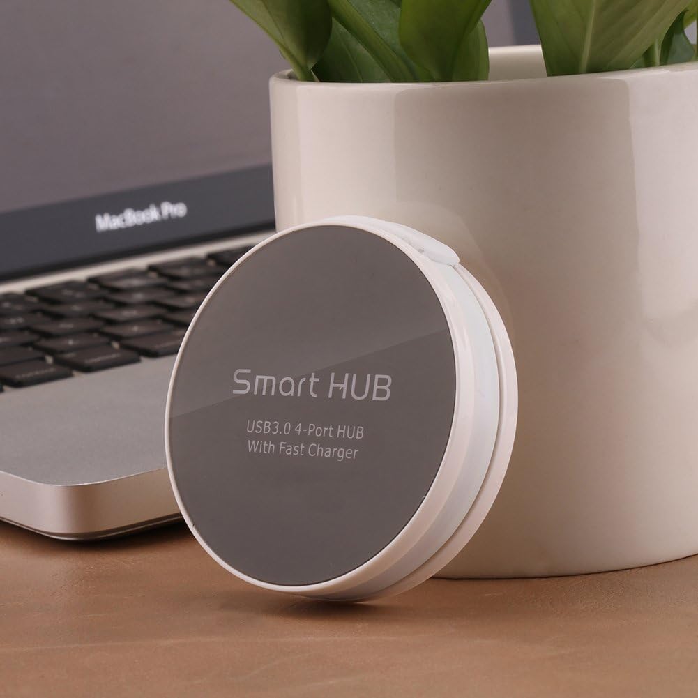 USB 2.0 Hub,Portable 4 Ports USB Splitter Mini Docking Station - Luffy5